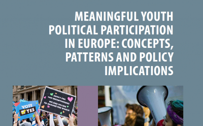 Meaningful youth political participation in Europe: Concepts, patterns and policy implications